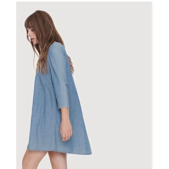 The Great. Chambray Dress - Picture 2 of 9